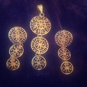 Gold Jewelry Set